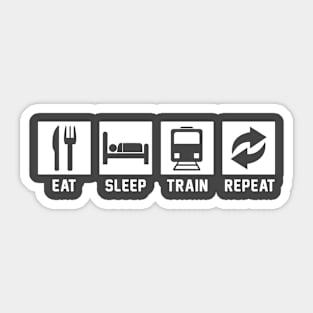 Eat Sleep Read Repeat Sticker